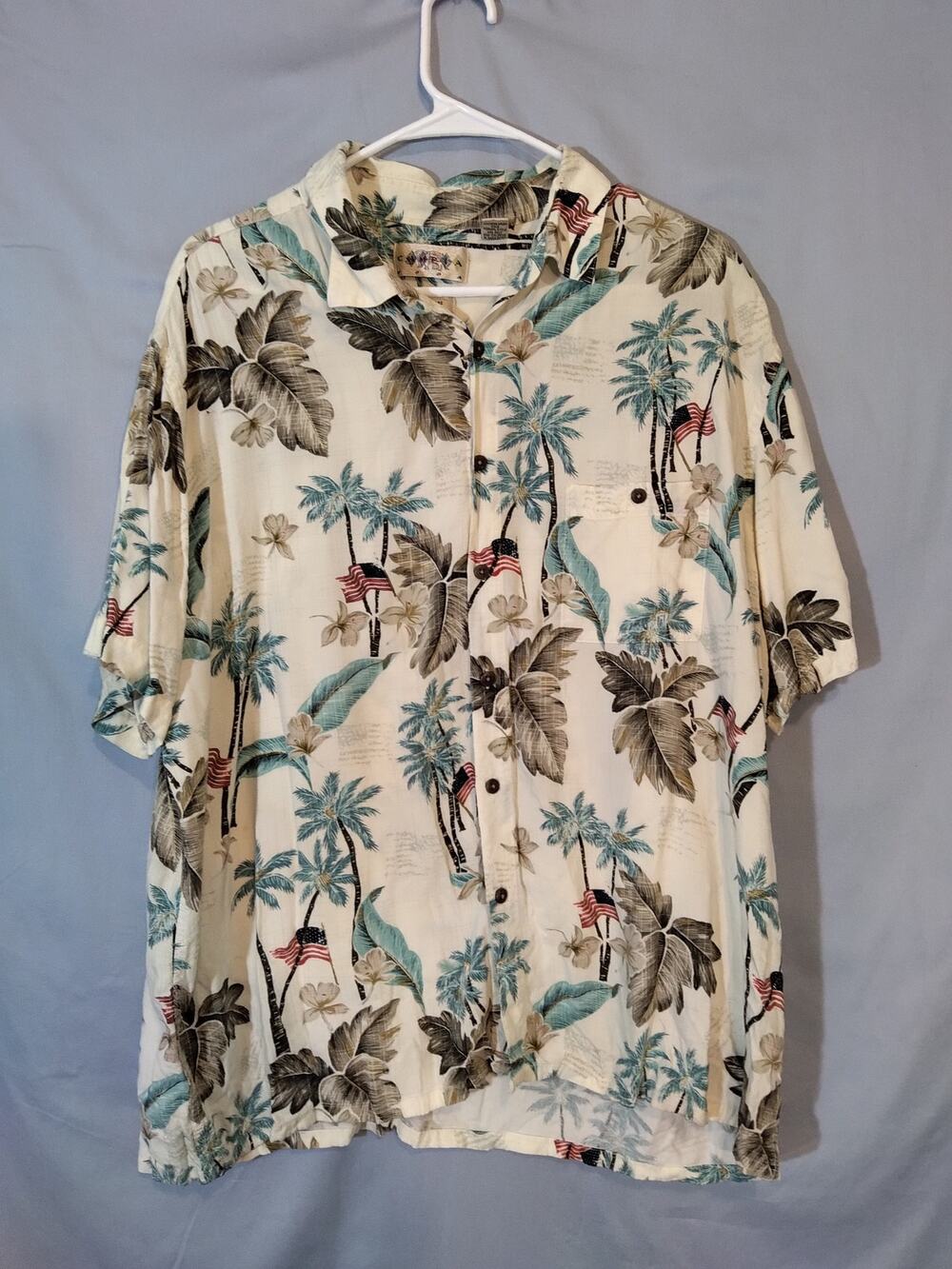 Campia Button Front Hawaiian Style Shirt